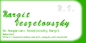 margit veszelovszky business card